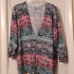 Cato Multi-colored Cardigan - A1213